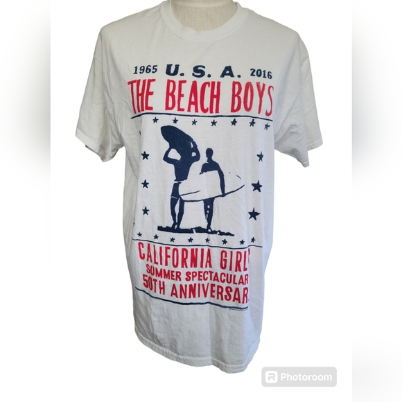 Beach Boys Other - The Beach Boys 2016 50th Anniversary Summer Spectacular Tee Medium
